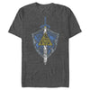 Men's Nintendo Legend of Zelda Hidden Pattern  Adult T-Shirt