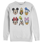 Men's Mickey & Friends Group Portraits  Adult Sweatshirt