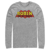 Men's Batman Logo Robin Boy Wonder  Adult Long Sleeve Shirt