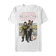 Men's Star Wars The Last Jedi Rose Finn Cartoon  Adult T-Shirt