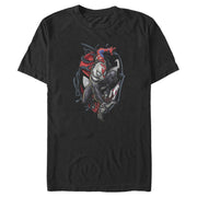 Men's Marvel Spider-Man Venom Mask Symbol  Adult T-Shirt