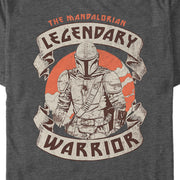 Men's Star Wars: The Mandalorian The Mandalorian Legendary Warrior Sunset  Adult T-Shirt