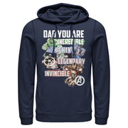 Men's Marvel Dad You Are a Hero  Adult Pull Over Hoodie