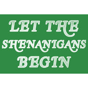 Men's Lost Gods St. Patrick's Day Let the Shenanigans Begin Retro  Adult T-Shirt