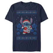 Men's Lilo & Stitch Christmas with Scrump  Adult T-Shirt