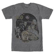 Men's Star Wars Characters andtrooper  Adult T-Shirt