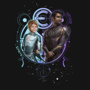 Men's Marvel Eternals Sprite and Kingo Duo  Adult Long Sleeve Shirt