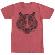 Men's Lost Gods Henna Tiger Print  Adult T-Shirt