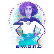 Men's Marvel WandaVision Monica Rambeau S.W.O.R.D Glitch  Adult T-Shirt