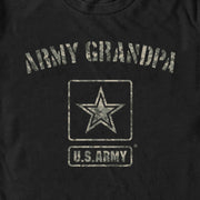 Men's US Army Camo Army Grandpa  Adult T-Shirt