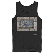 Men's Nintendo Legend of Zelda Link's Awakening Whale Stone Tablet  Adult Tank Top