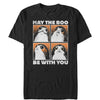 Men's Star Wars The Last Jedi Halloween Porg Boo With You  Adult T-Shirt