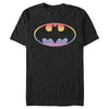 Men's Batman Rainbow Logo  Adult T-Shirt