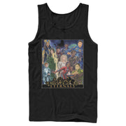 Men's Marvel Eternals Watercolor Poster  Adult Tank Top