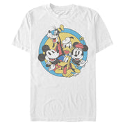 Men's Mickey & Friends Retro Buddies  Adult T-Shirt