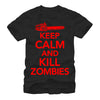 Men's Lost Gods Keep Calm and Kill Zombies  Adult T-Shirt