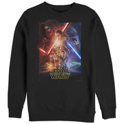 Men's Star Wars The Force Awakens Movie Poster  Adult Sweatshirt