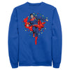 Men's Superman Christmas Lights  Adult Sweatshirt