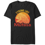 Men's Lion King Strong Like Mufasa  Adult T-Shirt