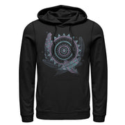 Men's Lost Gods Feather Circle  Adult Pull Over Hoodie