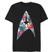 Men's Star Trek Tropical Starfleet Insignia  Adult T-Shirt