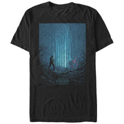 Men's Star Wars The Force Awakens Snow Forest Battle  Adult T-Shirt