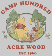 Men's Winnie the Pooh Camp Hundred Acre Wood  Adult Sweatshirt