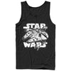 Men's Star Wars Millennium Falcon Initiate Hyperdrive  Adult Tank Top