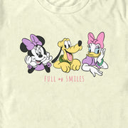 Men's Mickey & Friends Full of Smiles  Adult T-Shirt