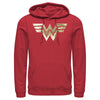 Men's Wonder Woman 1984 Metallic Logo  Adult Pull Over Hoodie