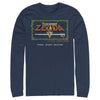 Men's Nintendo Zelda 8-Bit Title Screen  Adult Long Sleeve Shirt