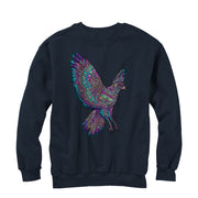 Men's Lost Gods Tribal Print Hawk  Adult Sweatshirt