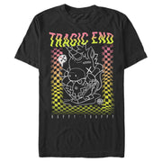 Men's R.I.P. Rainbows in Pieces Retro Happy Trappy Tragic End  Adult T-Shirt