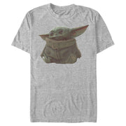 Men's Star Wars: The Mandalorian The Child Portrait  Adult T-Shirt