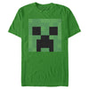 Men's Minecraft Creeper Face  Adult T-Shirt