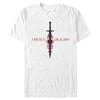 Men's Game of Thrones: House of the Dragon Flaming Sword Logo  Adult T-Shirt