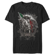 Men's Aztlan Zapata's Last Ride  Adult T-Shirt