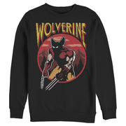 Men's Marvel X-Men Pixel Wolverine  Adult Sweatshirt