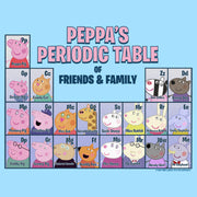 Men's Peppa Pig Periodic Table of Friends & Family  Adult T-Shirt