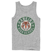 Men's Stranger Things Hawkins High School Tiger Mascot  Adult Tank Top