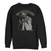 Men's Star Wars Yoda Best Dad Ever  Adult Sweatshirt