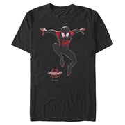 Men's Marvel Spider-Man: Into the Spider-Verse Miles Morales Leap  Adult T-Shirt