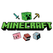 Men's Minecraft Icons Logo  Adult T-Shirt