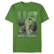 Men's Marvel Hulk Smash 40th Birthday  Adult T-Shirt