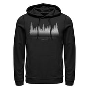 Men's Lost Gods Oregon Pine Trees  Adult Pull Over Hoodie