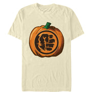 Men's Marvel Halloween Hulk Fist Pumpkin  Adult T-Shirt