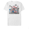 Men's Nintendo Super Mario Color Squad  Adult T-Shirt