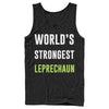 Men's Lost Gods St. Patrick's Day World's Strongest Leprechaun  Adult Tank Top