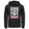 Men's Nintendo Mario Close Up  Adult Pull Over Hoodie