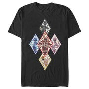 Men's Power Rangers Diamond Team  Adult T-Shirt